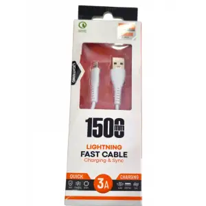 MEGATECH USB DATA KABLO 3.0A 1.5 MT IPHONE