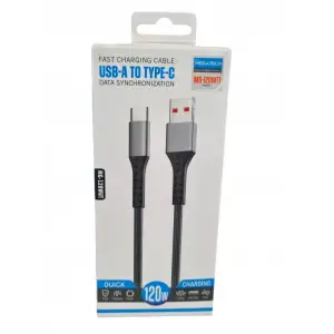 MEGATECH USB DATA KABLO TYPE-C HASIR 120 W 120WUT