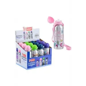 MİKRO ALİMİNYUM MATARA 500 ML MT-2505 (PKT-12Lİ)