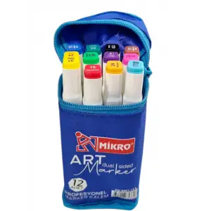 MİKRO ART MARKER KALEM ZW-8001-12 S (PKT-12 Lİ)