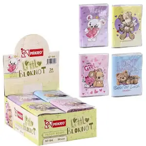 MİKRO NOT DEFTERİ CUTE BEARS NT-104