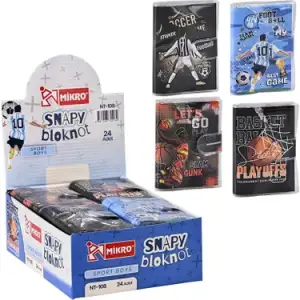 MİKRO NOT DEFTERİ SPORT BOYS NT-108 (PKT-24 LÜ)