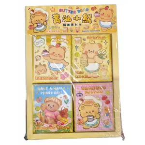 MİNİ STİCKER KİTABI DİSPLAY PEMBE SARI (PKT-40 LI)