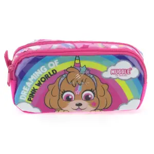 MUGGLE KALEM ÇANTASI PINK WORLD MU-9034