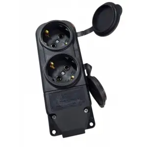 MUTLUSAN 1X16A MONAFAZE İKİLİ GRUP PRİZ MUT-29/2 (KAUÇUK)