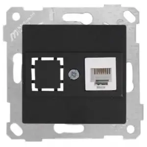 MUTLUSAN RİTA TEL.PRİZİ 1XRJ12 SİYAH BLİSTERLİ