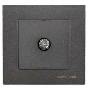 MUTLUSAN RİTA TV PRİZİ F DİŞİ FÜME BLİSTERLİ