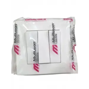 MUTLUSAN RİTA ÜÇLÜ ANAHTAR KLİPSLİ BEYAZ(PK-12 Lİ)