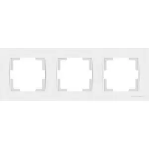 MUTLUSAN RİTA YATAY ÇERÇEVE ÜÇLÜ BEYAZ (PKT-10 LU)