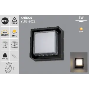 NOAS DIŞ MEKAN APLİK KNODİS 7 W G.IŞIĞI YL83-2022