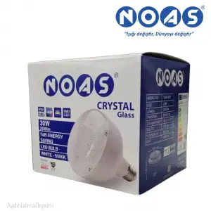 NOAS LED AMPUL TORCH KRİSTAL 30 W BEYAZ YL95-3011