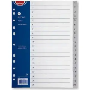 NOKİ SEPERATÖR 1-20 AYRAÇ İNDEX 59220