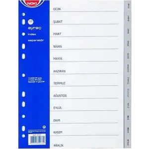 NOKİ SEPERATÖR OCAK-ARALIK AYRAÇ 59280