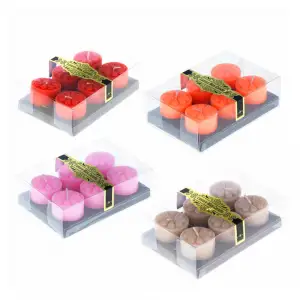 NUR ÇİÇEKLİ BATON MUM 6 LI X-659