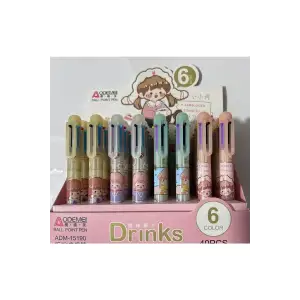 ODEMEI TÜKENMEZ KALEM 6 RENK ADM-15269(PKT-36 LI)