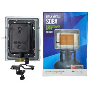 ORGAZ ÇİFT TAŞLI BÜYÜK SOBA VENTİLSİZ SB-630