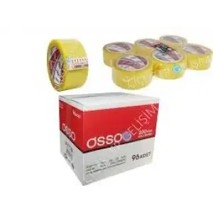OSSO KOLİ BANDI 90 YRD ŞEFFAF (PKT-6 LI)