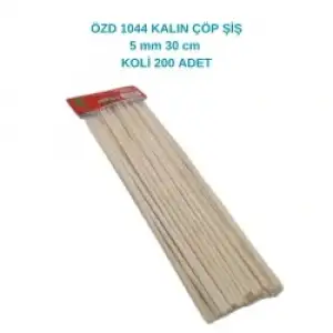 ÖZDOĞAN ÇÖP ŞİŞ KALIN 30 CM ÖZD-1044