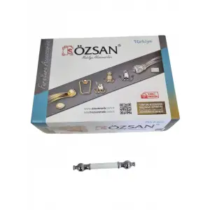 ÖZSAN ATMACA KULP KROM-BEYAZ 96 MM 1382-01-13