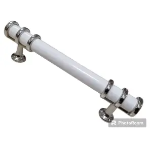 ÖZSAN DİLAY KULP KROM-BEYAZ 160 MM 1345