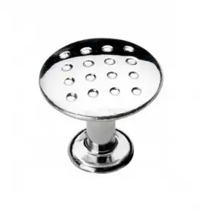 ÖZSAN EKO NOKTALI DÜĞME KROM 1266 (PKT-10 LU)