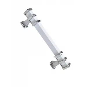 ÖZSAN ŞAHİN KULP KROM-BEYAZ 96 MM 1387