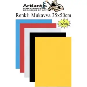 PAPERART 35X50 RENKLİ MUKAVVA SARI (PKT-36LI)