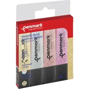 PENMARK FOS.KALEM METALİK SİMLİ HS-505-4S 4 LÜ