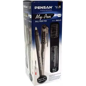 PENSAN MY-PEN TÜKENMEZ KALEM SİYAH (PKT-25 Lİ)