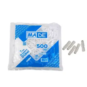 PLASTİK DÜBEL 7 MM KOD:002 500 LÜ BMX-2701