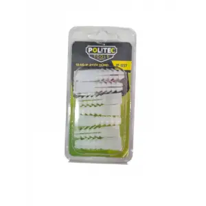 POLITEC VAKUMLU PLASTİK DÜBEL NO:10 ZP-1227