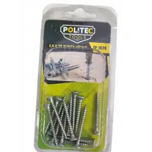 POLITEC VAKUMLU SUNTA VİDA 3,5X35 ZP-1029