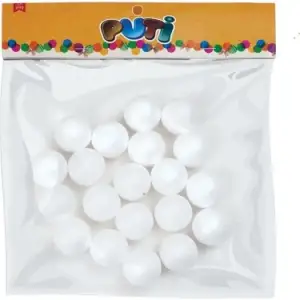 PUTİ KÖPÜK TOP 3 CM 20 Lİ