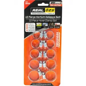 REAL ÖZS HORTUM KELEPÇE SETİ 10 PARÇA 8658