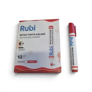 RUBİ KIRM. YUV. UÇ TAHTA KALEM RB-5035 (PKT-12 Lİ)