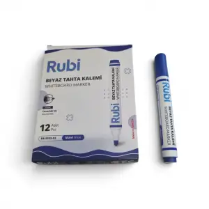 RUBİ MAVİ YUV. UÇ TAHTA KALEM RB-5035 (PKT-12 Lİ)