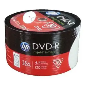 RULO HP DVD-R 4,7GB 120 MİN PRİNTABLE (PKT-50 Lİ)