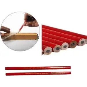 SAMUR MARANGOZ KALEMİ SİYAH-KIRMIZI