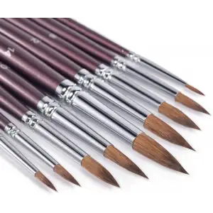 SAMUR SULUBOYA FIRÇASI NO:12 (PKT-12 Lİ)