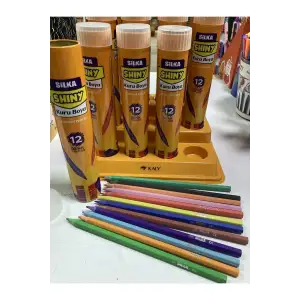 SİLKA KURU BOYA HEX SHINY TÜP 12 Lİ 86T (PK-12Lİ)