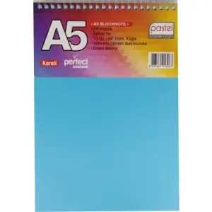 SİNGLE COLOR A5 KARELİ BLOKNOT 80 YP.PP KAP.