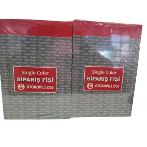 SİNGLE COLOR OTOKOP. SİPARİŞ FİŞİ 2/50 (PKT-12Lİ)
