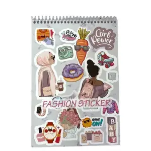 SİNGLE COLOR STİCKER DEFTER 17X24