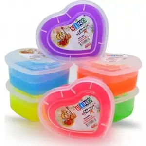 SİNO KALPLİ NEON SLİME 140 GR SLM-030 (PKT-24 LÜ)