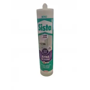 SİSTA AYNA SİLİKONU BEYAZ 280 ML