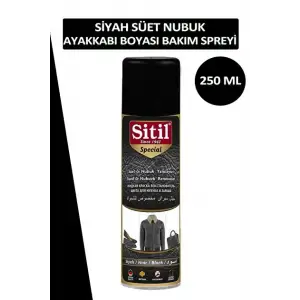 SİTİL SÜET NUBUK YENİLEYİCİ SPREY SİYAH 250 ML