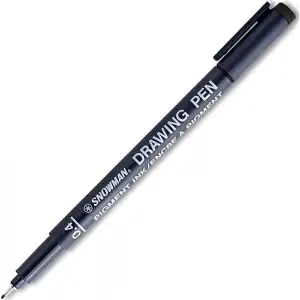 SNOWMAN TEKNİK ÇİZİM KALEMİ 0.4 MM SİYAH FT-700