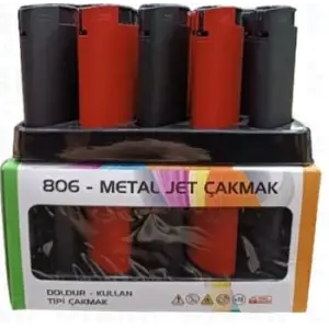 STR JET METAL RÜZGAR ÇAKMAK 806 (PKT-25 Lİ)
