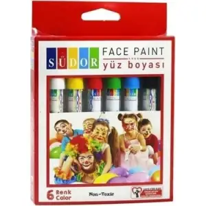 SÜDOR YÜZ BOYA YB01 6 LI