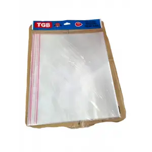TGB KİTAP KABI TEK KENAR YAPIŞKANLI ŞEFFAF 10 LU